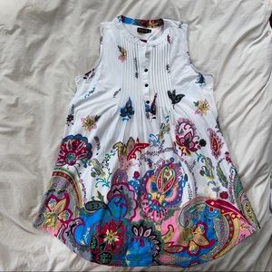 Reborn Bold Pattern Sleeveless Dress Zulily